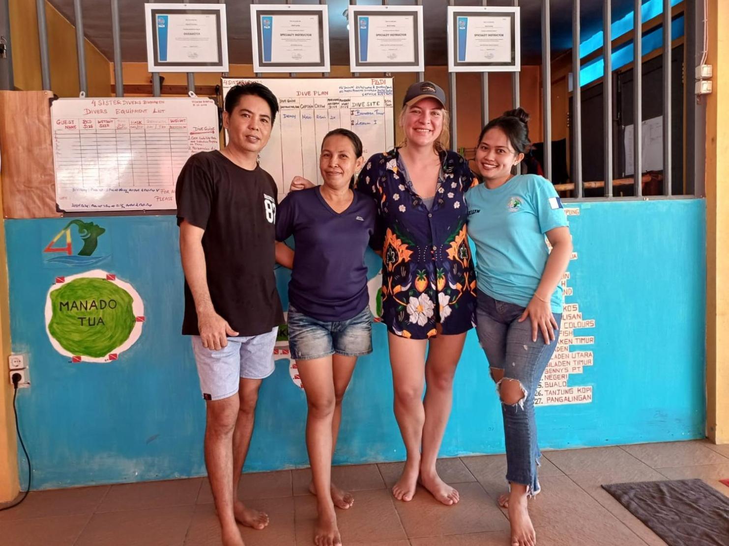 4 Sisters Divers Bunaken Eksteriør billede